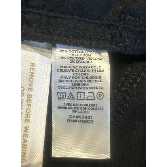 LOFT Black Velvet Modern Skinny Pants - Picture 8 of 8